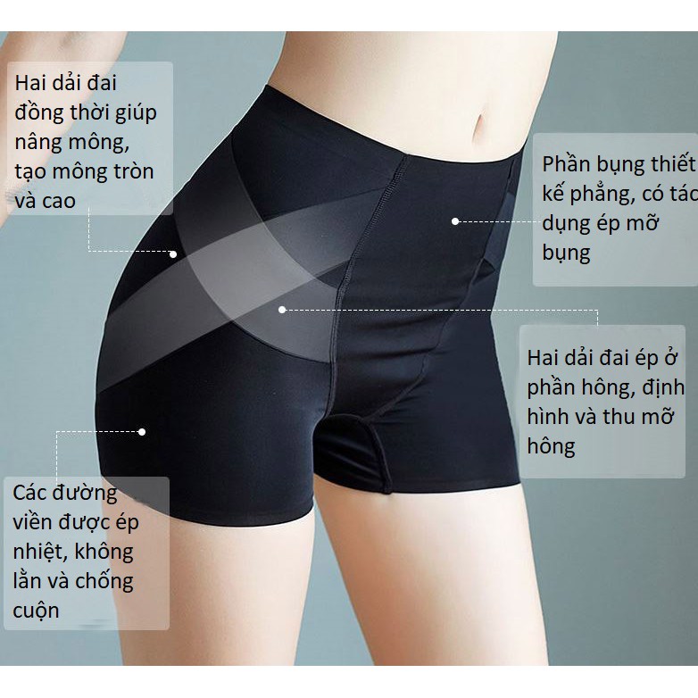 Quần Mặc Trong Váy Nâng Mông Không Đường May Cao Cấp D329