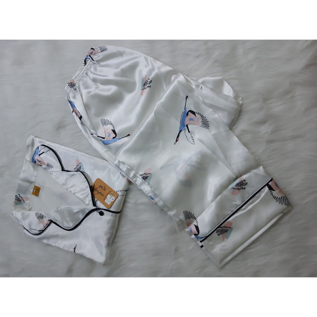 Bộ Lụa Áo Cộc Quần Dài