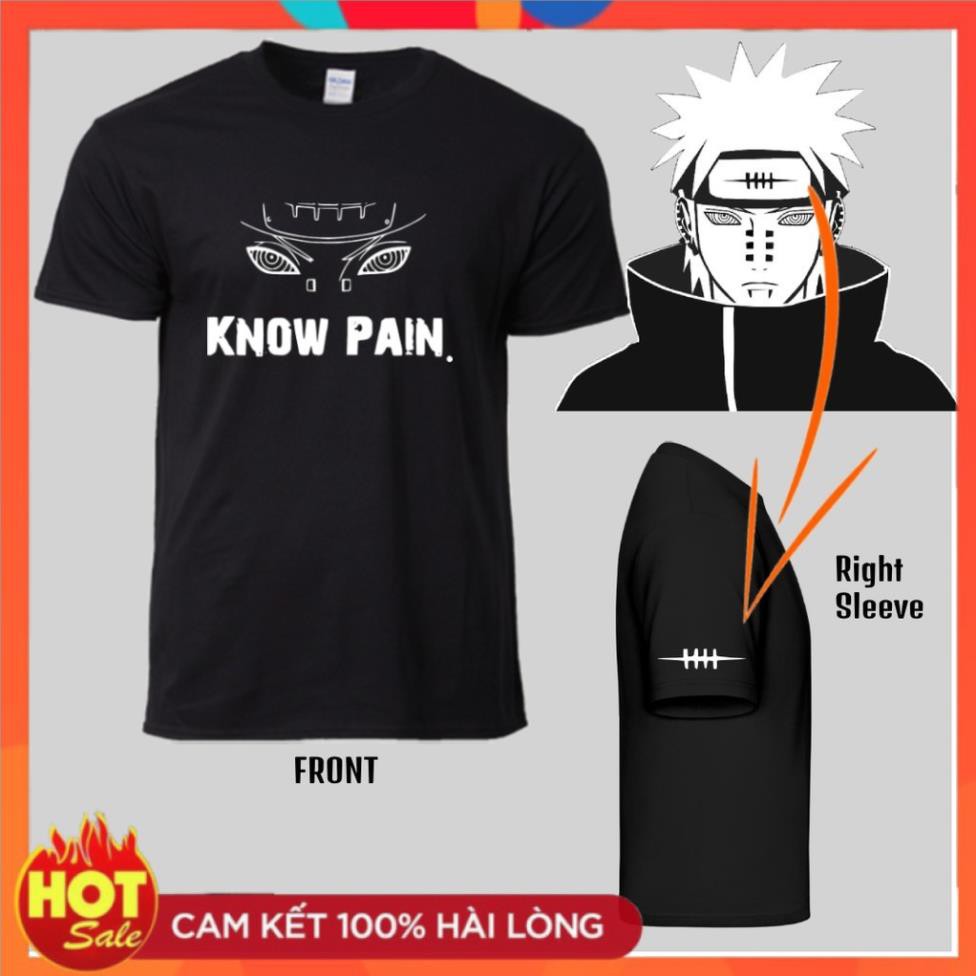 Áo thun Anime Naruto ao Nagato Know Pain cực ngầu siêu chất