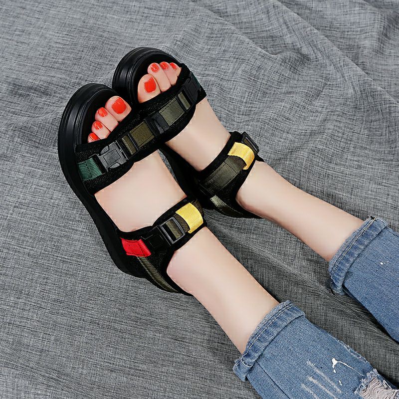 Sandal Nữ Độn Đế Tăng Chiều Cao 7 Mầu Siêu Hót