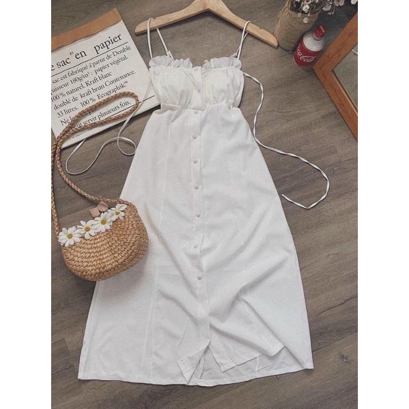 [Mã FATHANG5 giảm 10K đơn 50K] ❌Đầm _Váy maxi 2 dây cúp ngực đính ngọc có mút ngực siêu xịn | BigBuy360 - bigbuy360.vn