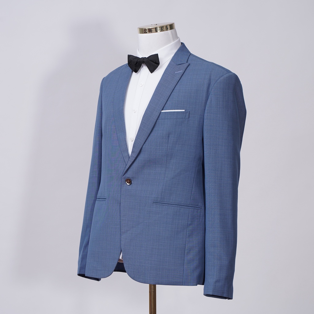 Áo vest nam The Suits House xanh sọc nhuyễn