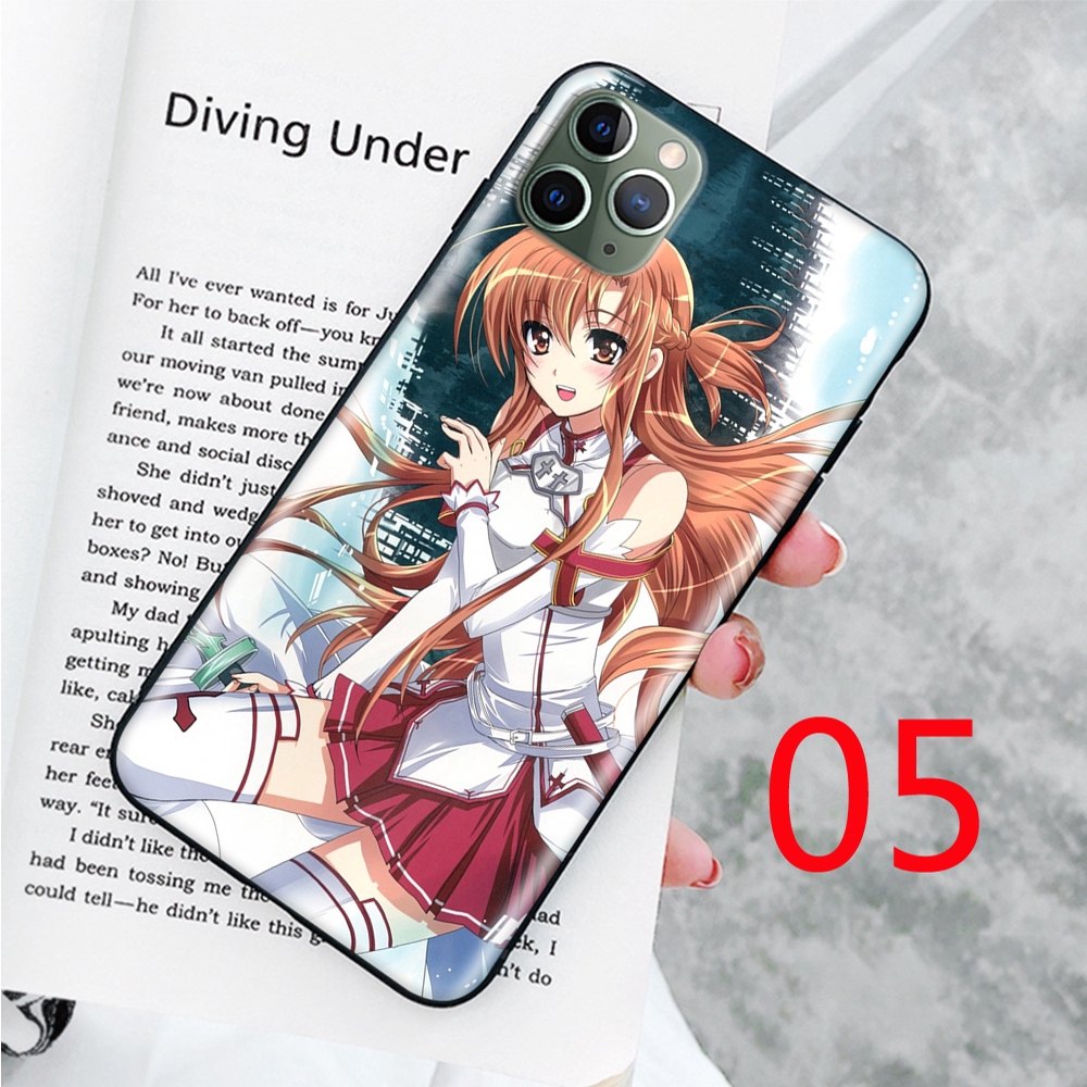 Ốp điện thoại hình Sword Art Online Asuna cho iPhone SE2 11 Pro