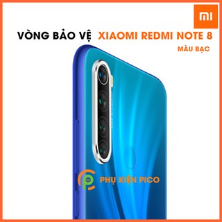Vòng bảo vệ camera Redmi Note 8 - Ốp viền camera Xiaomi Redmi Note 8 màu bạc