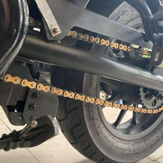 B4  Sên Nhông Đĩa Motor Recto và Sên Phốt 520RV ORing Vàng DID Dùng Cho Xe Yamaha R3