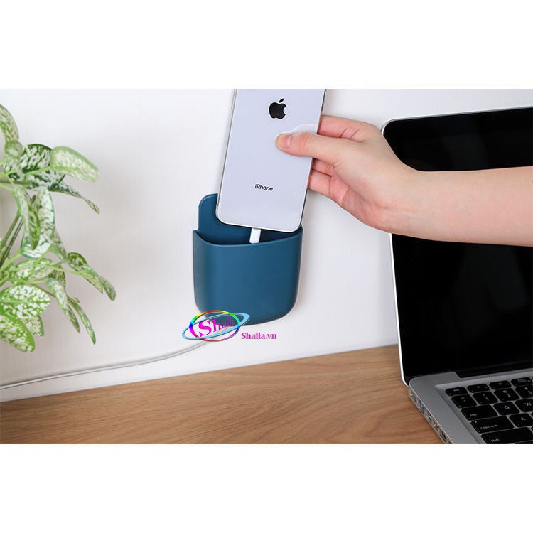 Combo Hộp nhựa dán tường đựng điều khiển remote, điều hoà, tivi LK56 Shalla