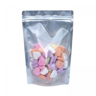 Hàng sẵn - 1KG TÚI ZIP BẠC( TÚI ZIPPER ĐÁY ĐỨNG, TÚI TRÀ SỮA)
