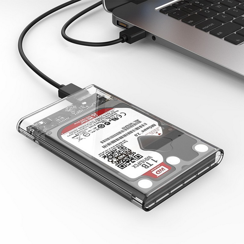 Ổ cứng gắn ngoài trong suốt PDD USB 3.0 SATA 2.5 HDD SSD