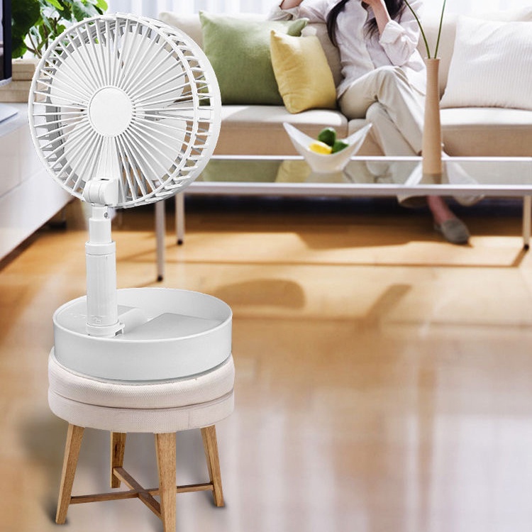 Quạt Tích Điện Gấp Gọn Đa Năng Pin 7200mAh 4 Chế Độ Gió