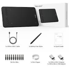 BẢNG VẼ XP-PEN DECO MINI7 ANDROID HỖ TRỢ CẢM ỨNG NGHIÊNG