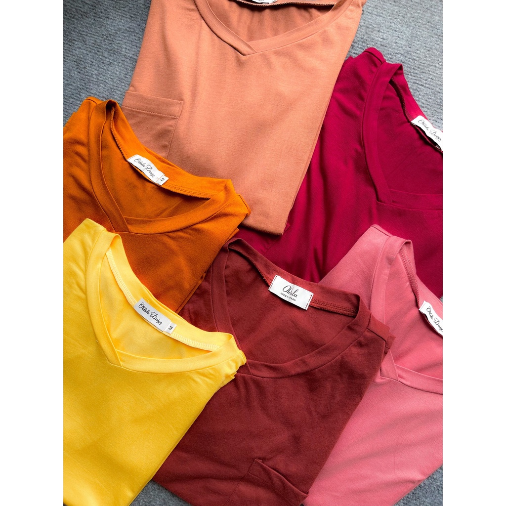 Bộ đồ cộc tay nữ Cotton basic cao cấp áo thụng tay lỡ, quần đùi mặc nhà, đi chơi thoải mái có bigsize