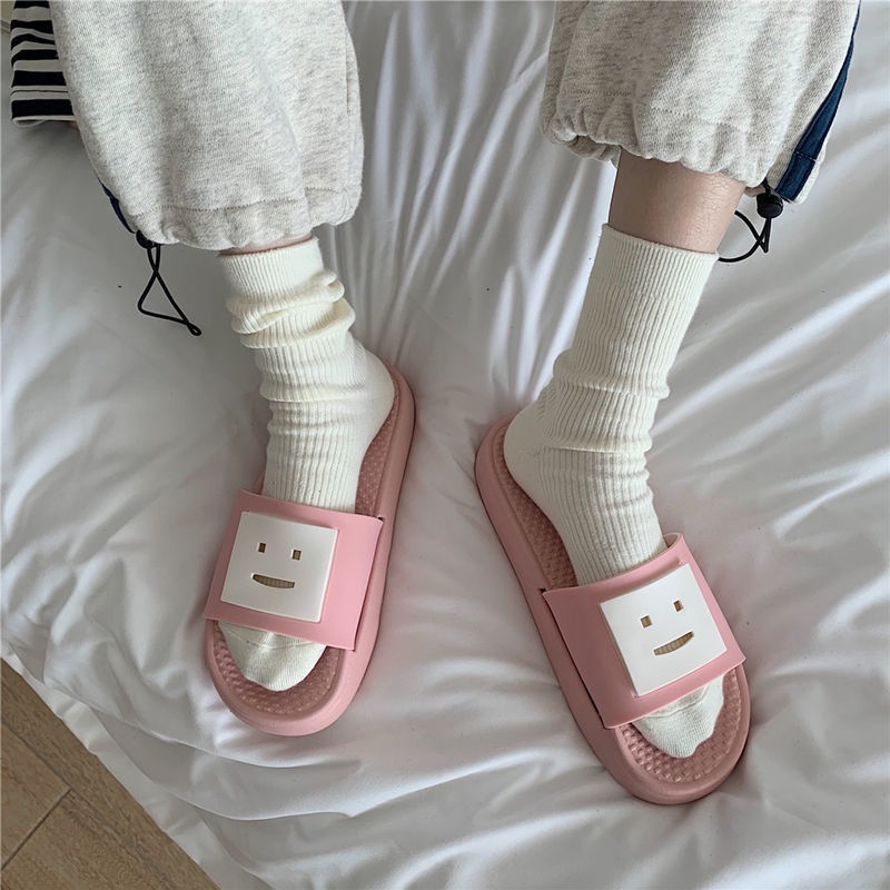 Dép sandal đế dày không trượt thời trang mùa hè cho nữ