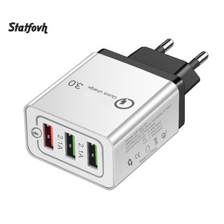 Cốc Sạc Nhanh Qc 3.0 3 Cổng Usb