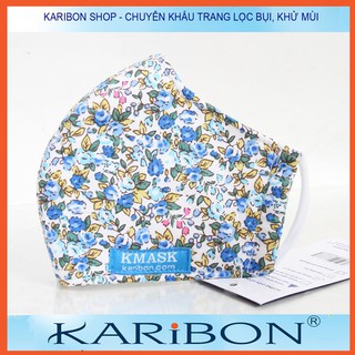 Combo 10 chiếc khẩu trang Karibon Kmask 3 lớp nữ  - size M