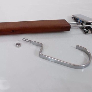 10 móc kẹp gỗ nâu
