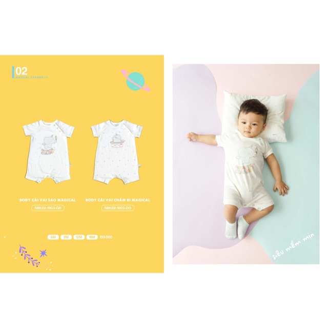 [ CHAANG ] Body cộc tay cài vai Magical