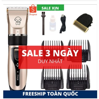[THANH LÝ] Tông đơ cắt lông thú cưng Chaoer -Full phụ kiện, tông đơ tỉa lông thú cưng nhập khẩu cao cấp