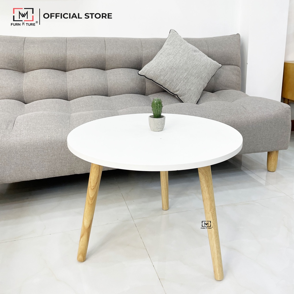 Bàn trà mặt tròn D60 chân tháo ráp - MW FURNITURE