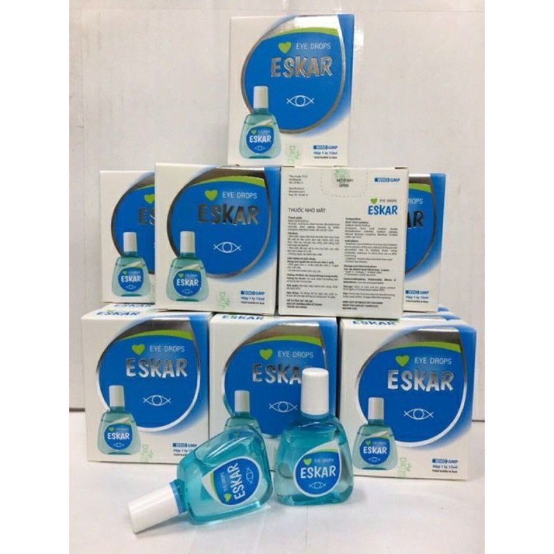 Nhỏ mắt ESKAR (lọ 15ml) | Thế Giới Skin Care