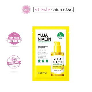Mặt nạ dưỡng trắng Some By Mi Yuja Niacin 30 Blemish Care Serum Mask