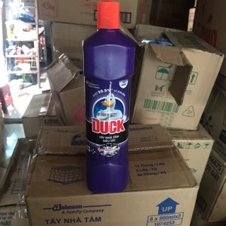  Nước tẩy nhà tắm Duck Mrmuscle siêu tẩy chai 900ml