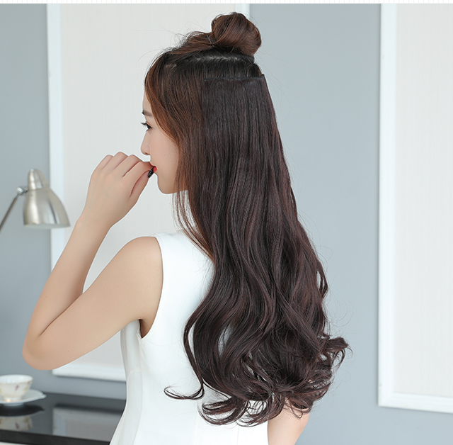 Tóc giả nữ kiểu dài gợn sóng thời trang cho nữ
