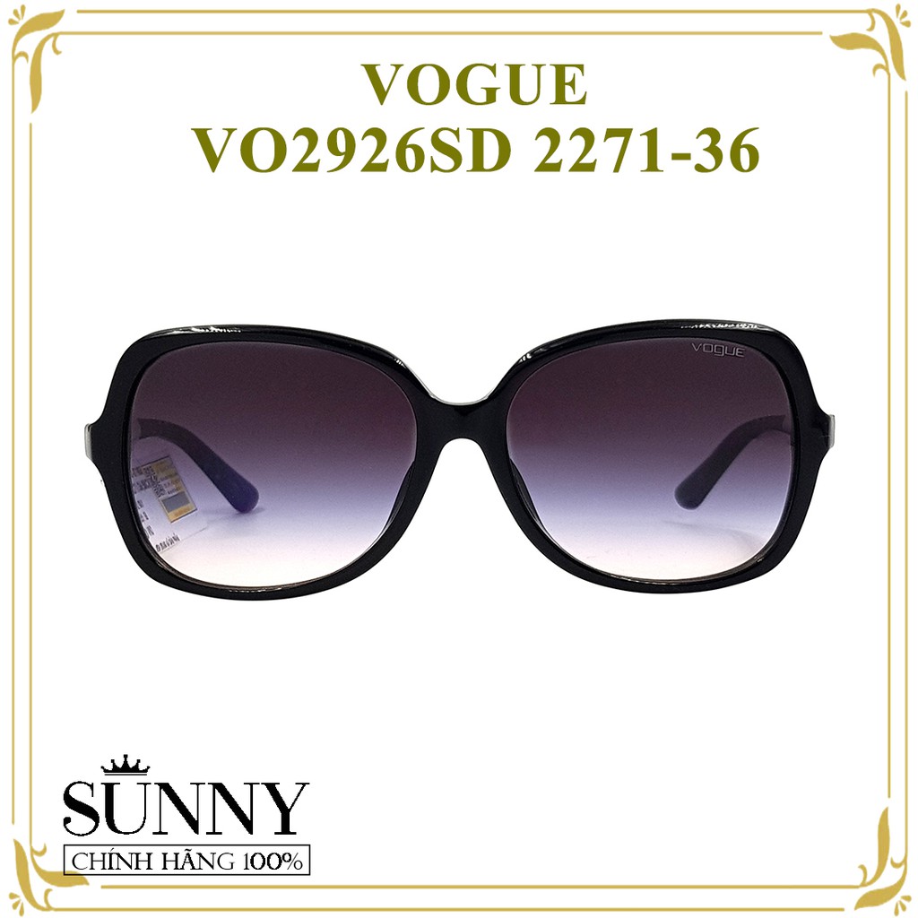 VO2926SD 2271-36 - Kính mát Vogue chính hãng Italia, bảo hành toàn quốc