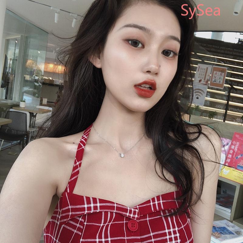 Áo hai dây ca rô quyến rũ cho nữ mùa hè