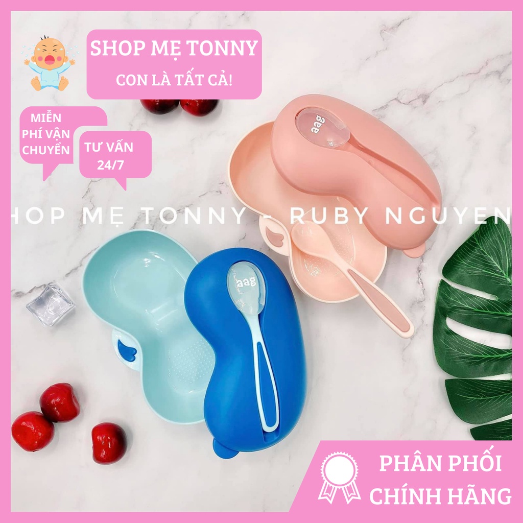 Bát ăn dặm kèm thìa AAG Korean