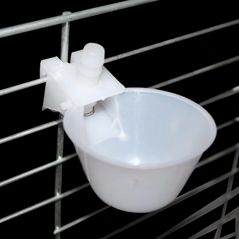 2 Set bát đựng nước uống cho chim cảnh với đầu nối hình chữ Y 10mm chất lượng cao