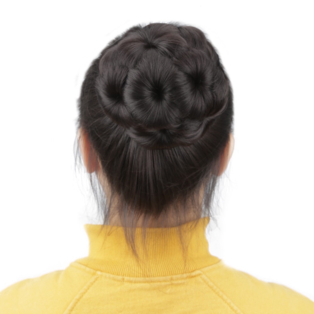 Búi Tóc Giả Có Đính Hạt Dùng Hóa Trang Cho Cô Dâu