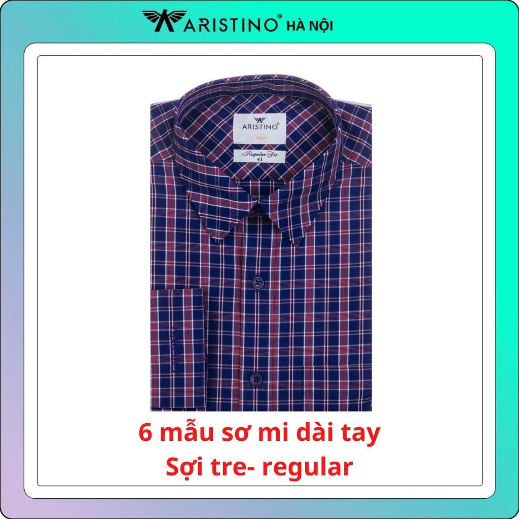 Áo sơ mi nam ARISTINO dài tay- reguler-ĐỦ size-als40507 - als40807 - als36307