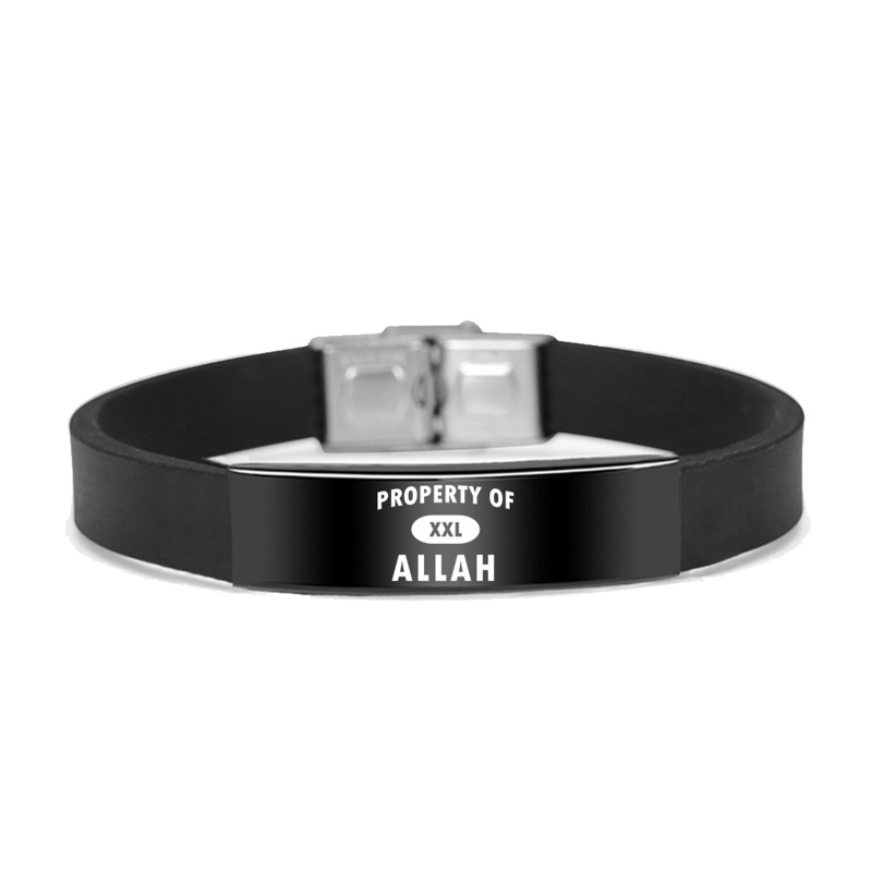 Vòng Đeo Tay Silicone In Biểu Tượng Tôn Giáo Thoải Mái Dành Cho Nam Và Nữ