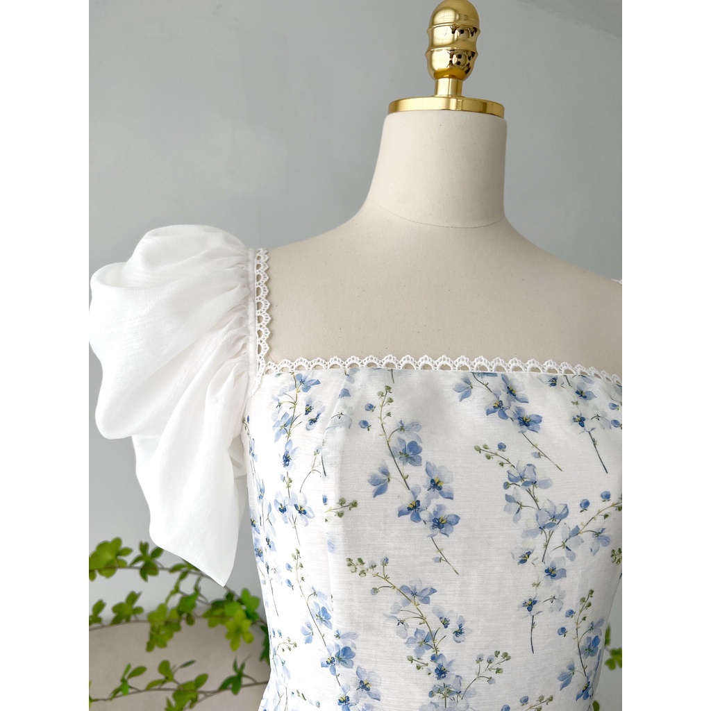 TIELA Đầm váy hoa ren tay phồng - Emily Dress