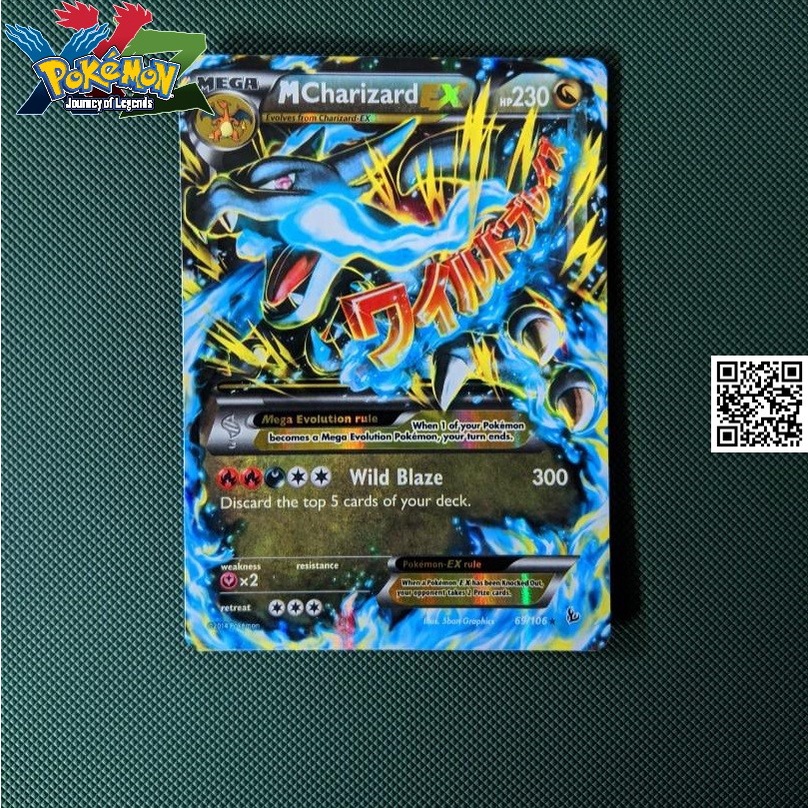 Giảm giá cuối năm Card Pokemon mega phản quang TẶNG Top Loader bọc bài 1459 D5