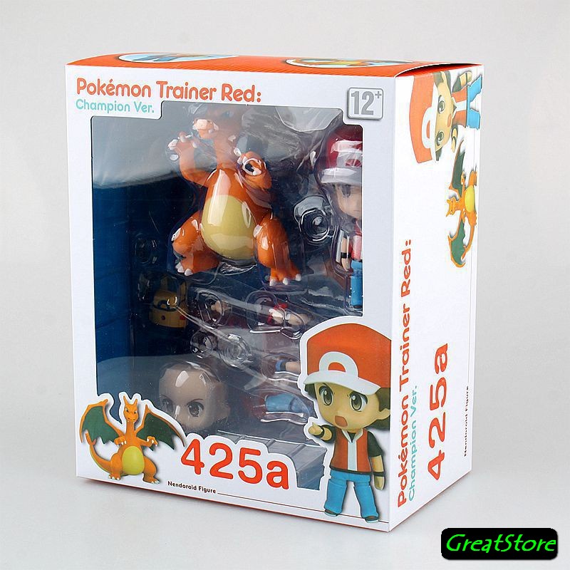Mô hình RED và các Pokemon 425a, 425b , 425c Q mode cử động được