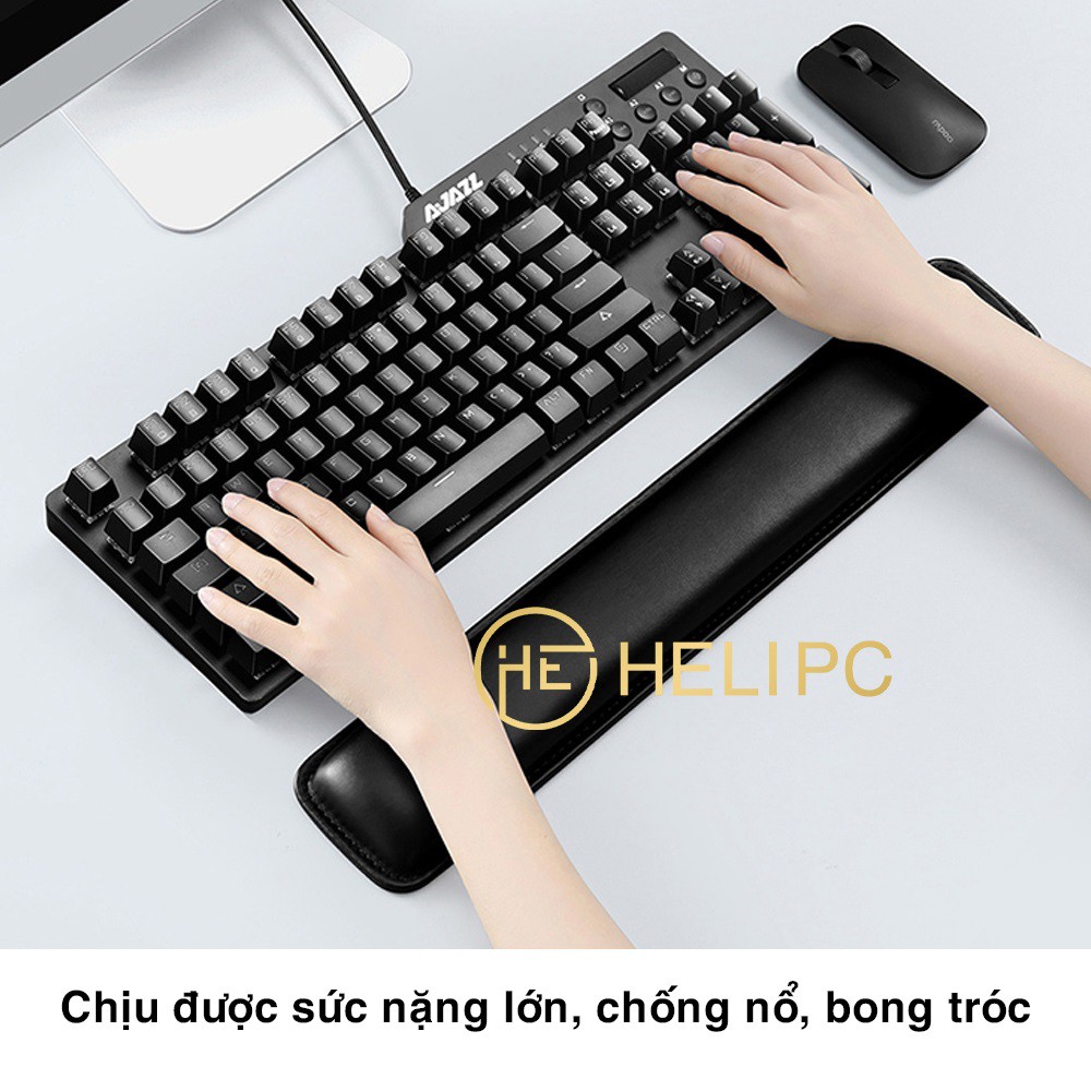Kê tay cho bàn phím bọc da PU cao cấp chống đau mỏi cổ tay – Đệm kê tay cho bàn phím cơ