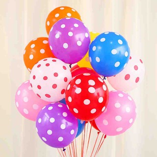 🎈🎈🎈 Sỉ Bong Bóng Chấm Bi Các Màu (bịch 100 quả)