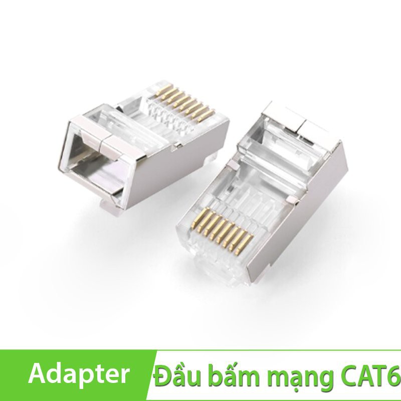 Hạt mạng RJ45 Cat6 50c/túi Ugreen 50247 cao cấp