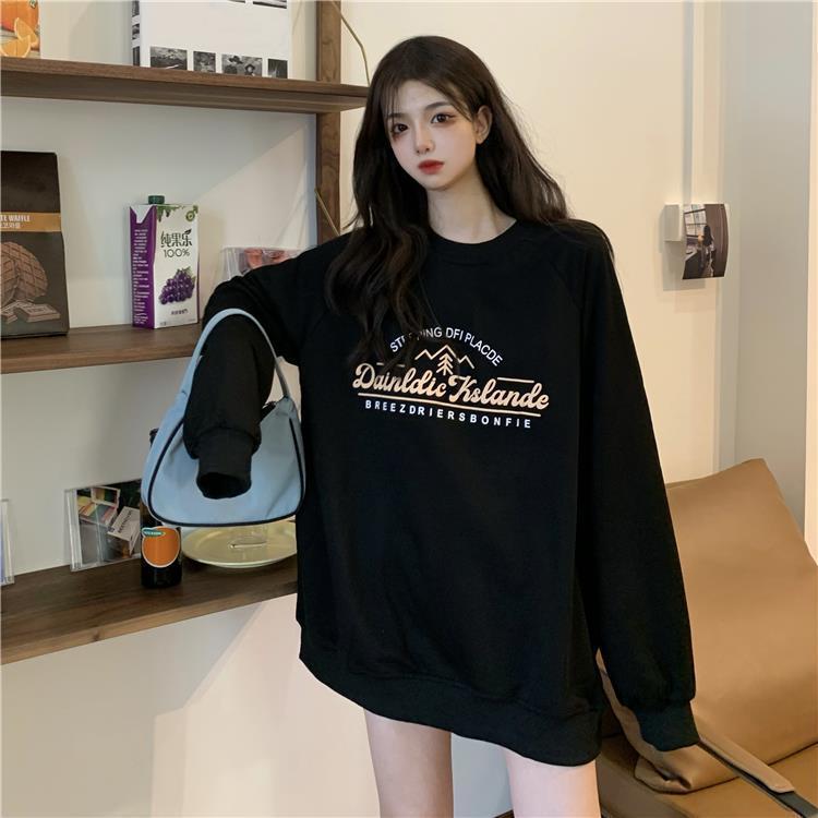 Áo Hoodie Nữ Tay Dài Phong Cách Hàn Quốc 2021