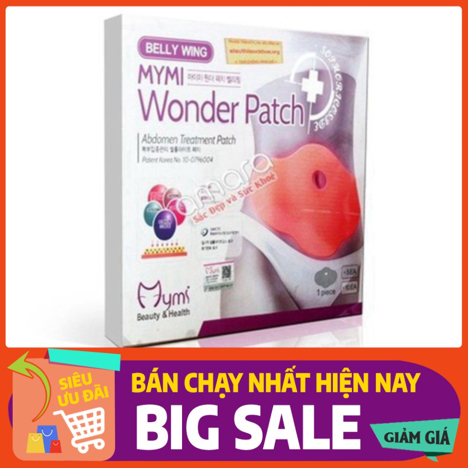 [FREE SHIP] 💥[Diệt Mỡ Bụng]💥Miếng dán tan mỡ bụng Hàn Quốc MyMi Wonder Patch (Bộ 5 miếng) HÀNG CHÍNH HÃNG 💥SIÊU HOT💥