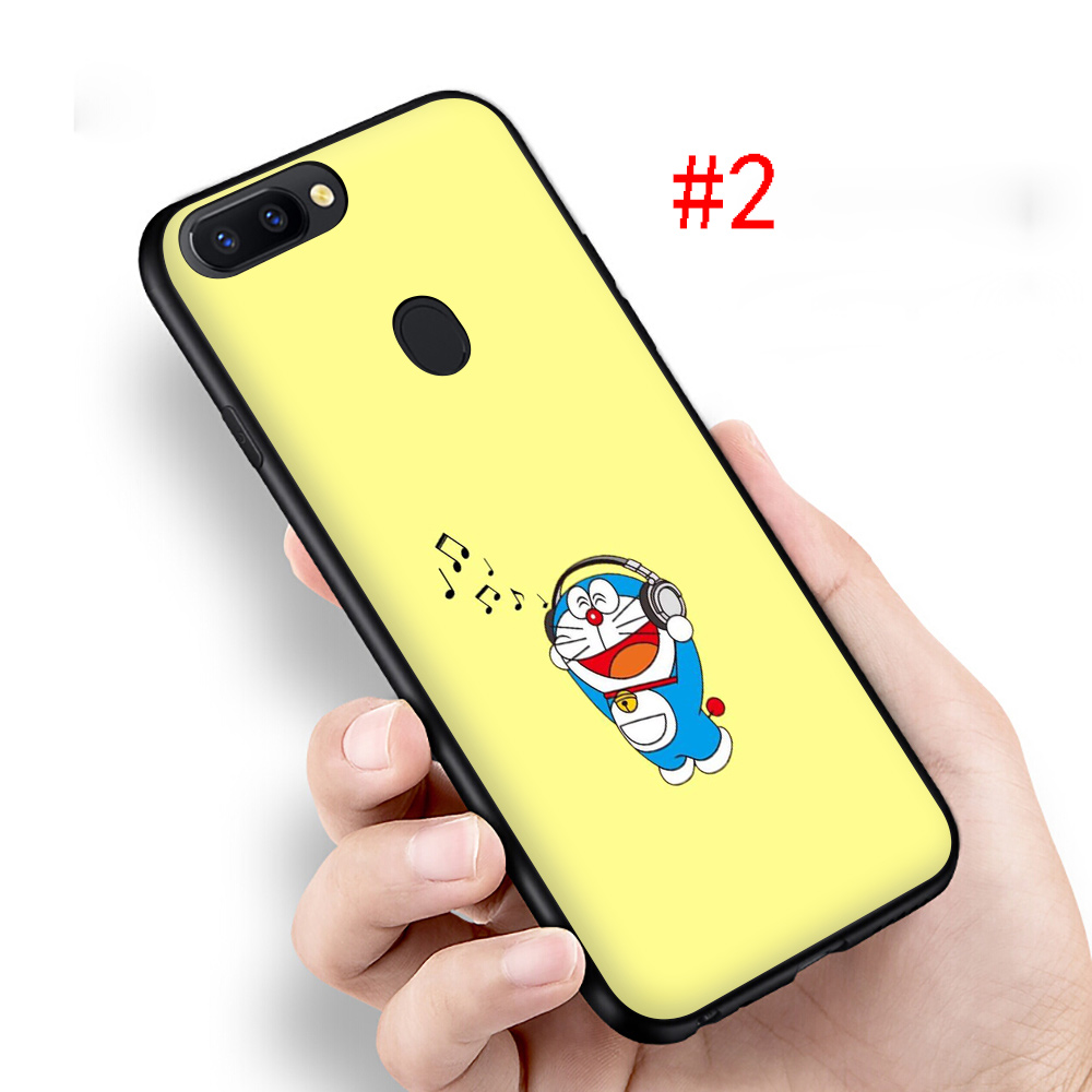 Cute Doraemon Soft Silicone Phone Case OPPO F11 A9 2019 R15 R9S R17 F17 F19 X2 Pro