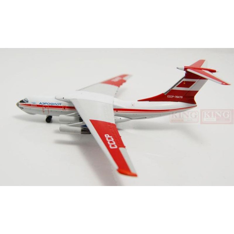 Mô hình máy bay tỉ lệ 1/400 Aeroflot CCCP Ilyushin IL-76TD