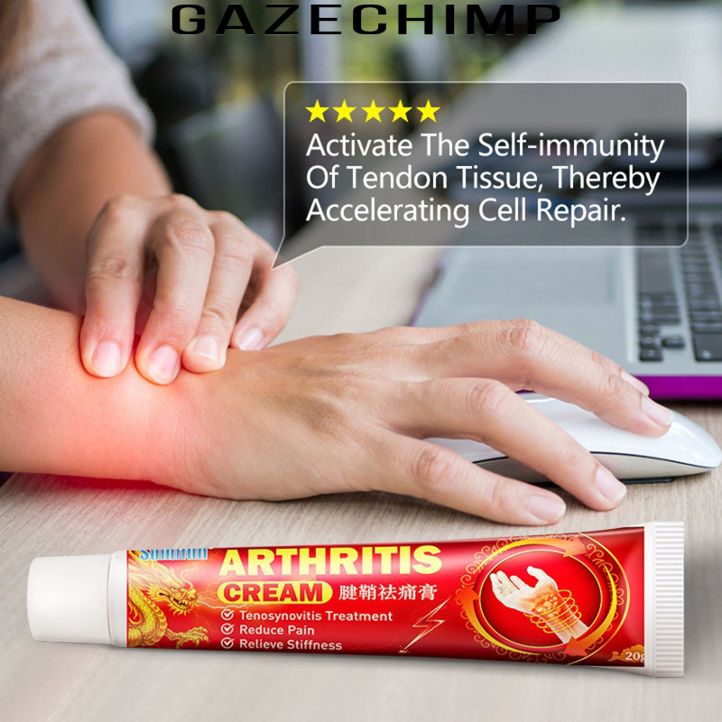 [GAZECHIMP]2 Pieces Arthritis Ointment Hand Wrist Herbal Cream Fingers Pain Relief