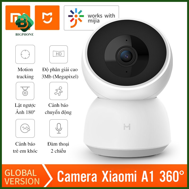 Camera An Ninh Xiaomi Mi Home Security Camera Basic 360° 1080P - BH 12 tháng