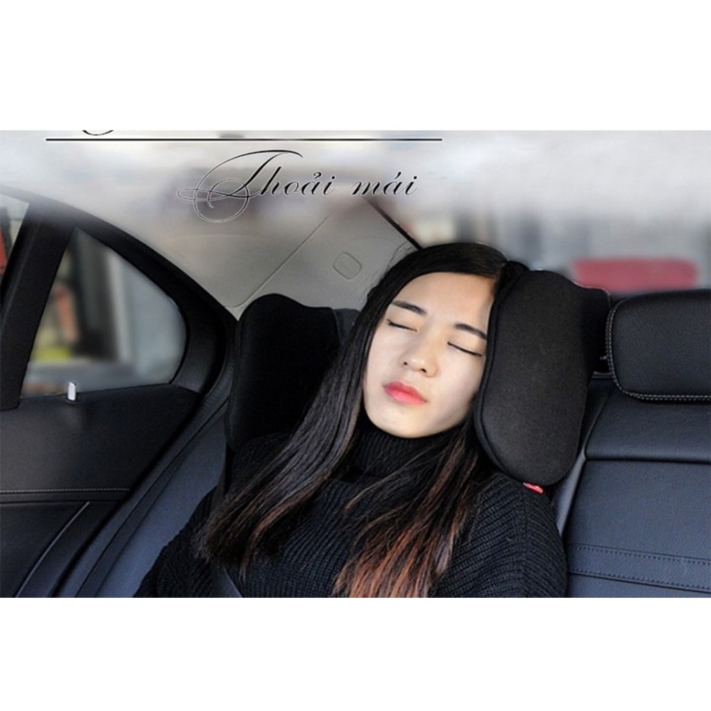 Gối tựa đầu cao cấp chống mỏi cổ khi ngủ trên xe ô tô
