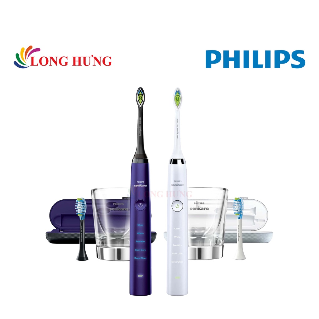 Bàn chải điện Philips Sonicare DiamondClean HX9354 - Hàng nhập khẩu