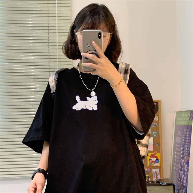 Áo thun tay lỡ form rộng unisex Neko.sg ATL315