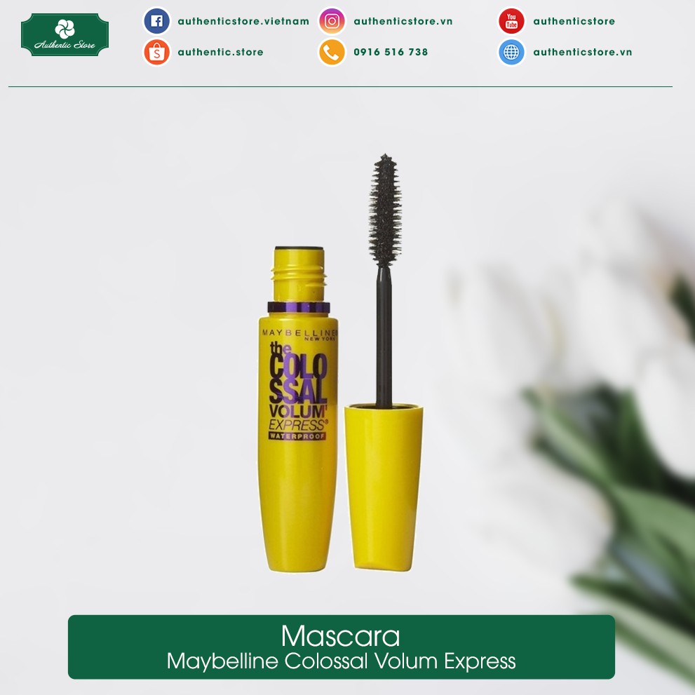 Mascara Maybelline Volum' express The Colossal washable