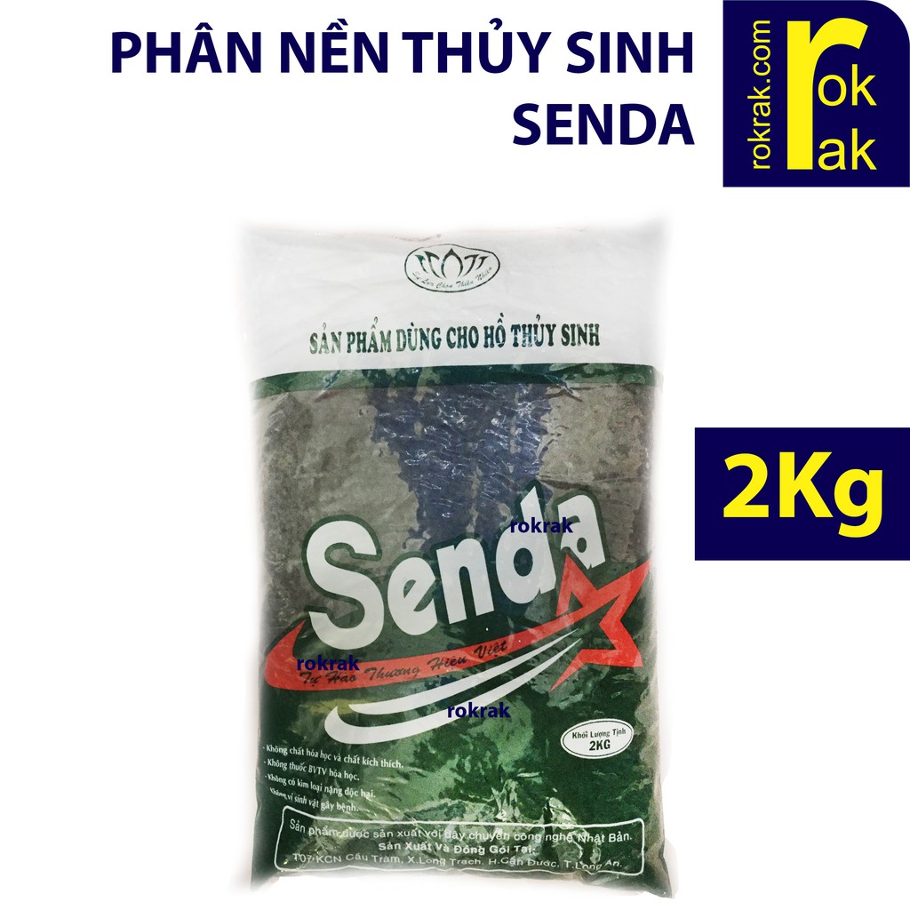 Phân nền thủy sinh Senda gói 2Kg ROKRAK công nghệ Nhật